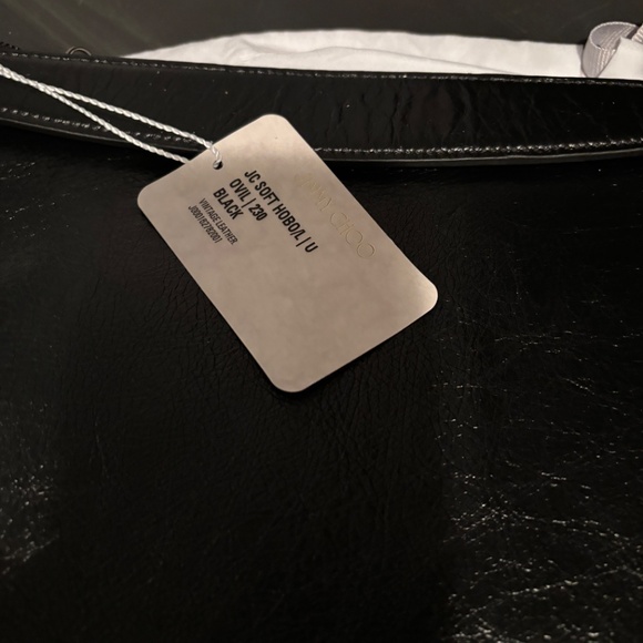 Jimmy Choo Black Leather Hobo - Picture 2 of 5